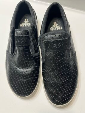 Fallen men shoes Fal/len Easy Slip-On Perforated Loafers - Black